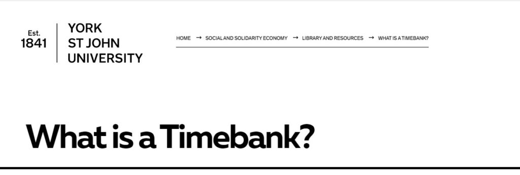 What is a Timebank?