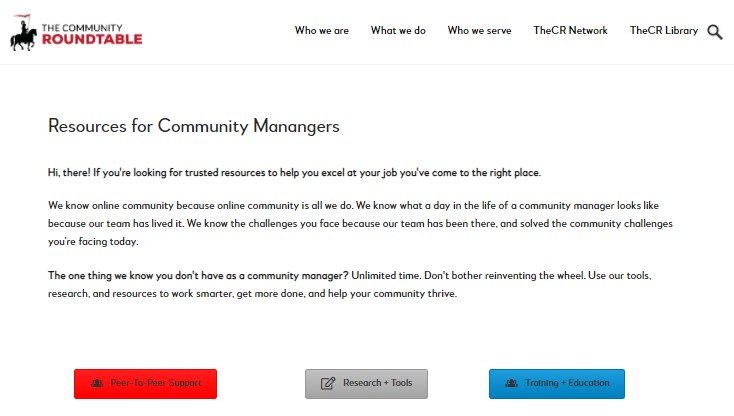 Community Managers, by the Community RoundTable, 2021-0708