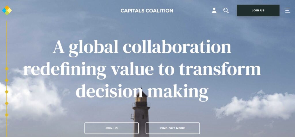 CapitalsCoalition.org, A Global Collaboration Redefining Value to Transform Decision Making 