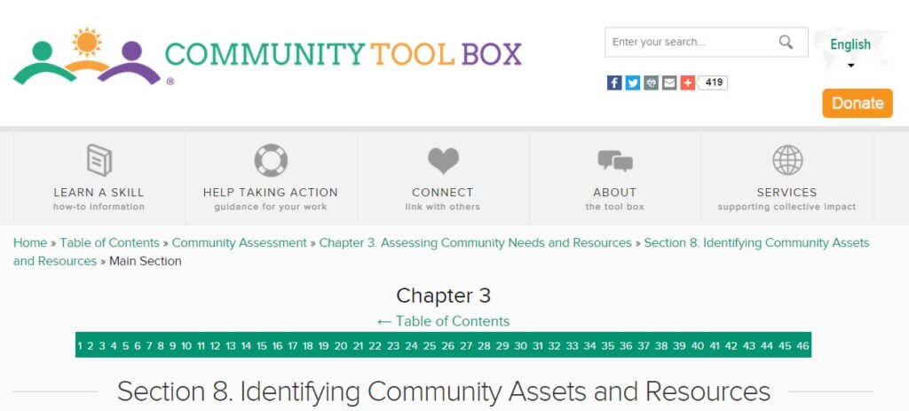 Chapter 3. Section 8. Identifying Community Assets and Resources