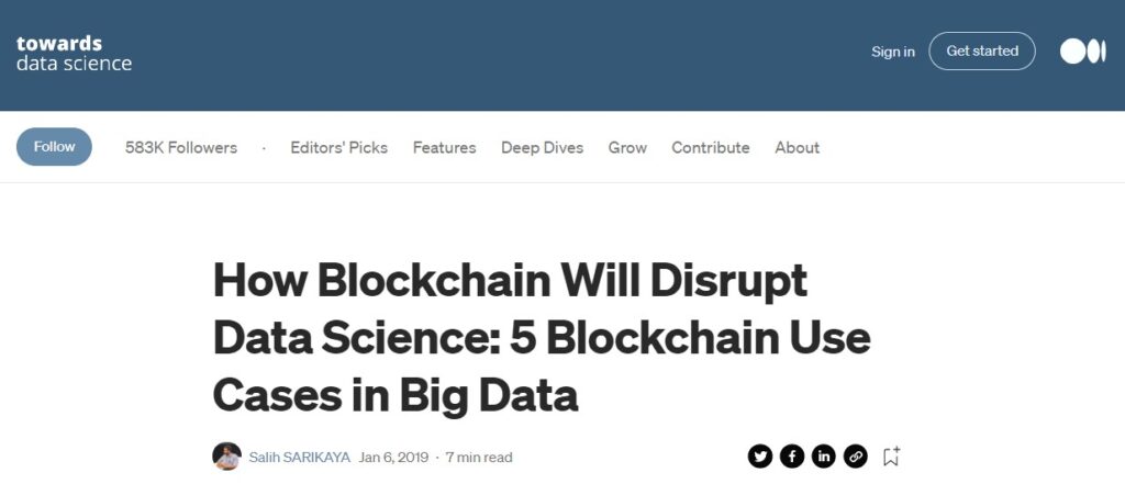 How Blockchain Will Disrupt Data Science: 5 Blockchain Use Cases in Big Data