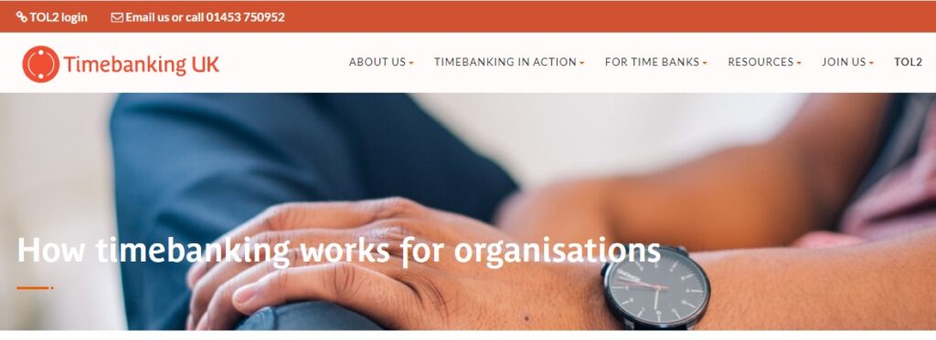 How timebanking works for organizations, by TB UK, 2021-0905